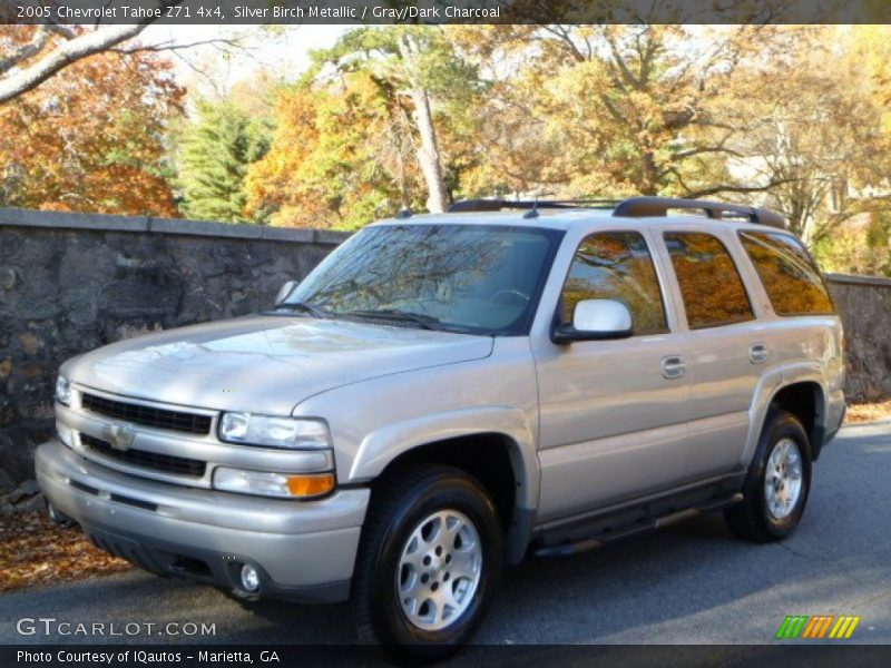 Silver Birch Metallic / Gray/Dark Charcoal 2005 Chevrolet Tahoe Z71 4x4