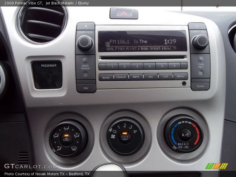 Audio System of 2009 Vibe GT