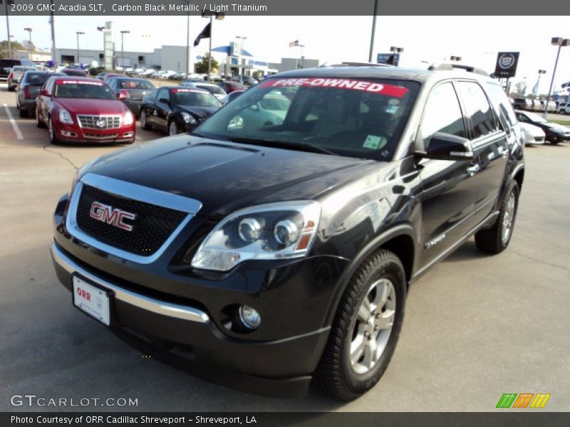 Carbon Black Metallic / Light Titanium 2009 GMC Acadia SLT