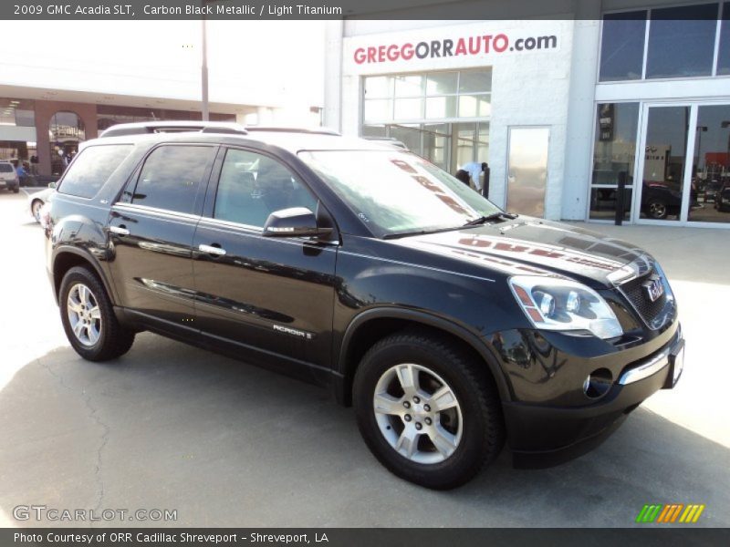 Carbon Black Metallic / Light Titanium 2009 GMC Acadia SLT