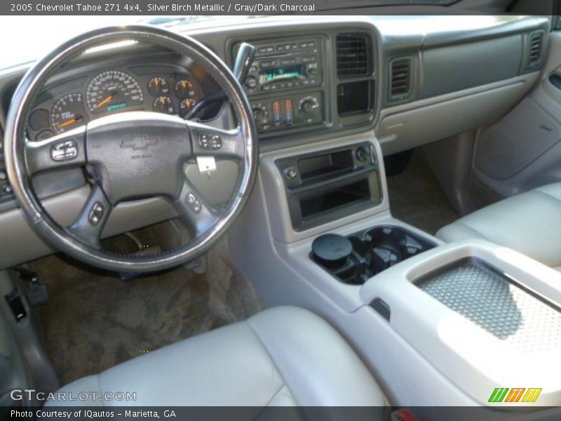 Silver Birch Metallic / Gray/Dark Charcoal 2005 Chevrolet Tahoe Z71 4x4