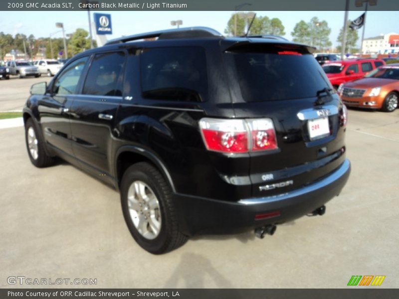 Carbon Black Metallic / Light Titanium 2009 GMC Acadia SLT