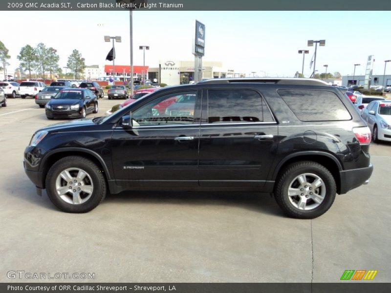 Carbon Black Metallic / Light Titanium 2009 GMC Acadia SLT