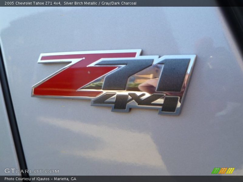 Silver Birch Metallic / Gray/Dark Charcoal 2005 Chevrolet Tahoe Z71 4x4