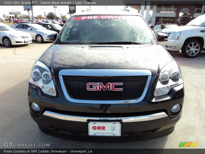 Carbon Black Metallic / Light Titanium 2009 GMC Acadia SLT