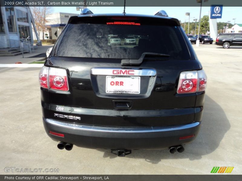 Carbon Black Metallic / Light Titanium 2009 GMC Acadia SLT