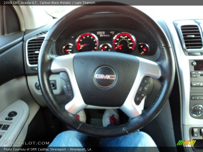 Carbon Black Metallic / Light Titanium 2009 GMC Acadia SLT