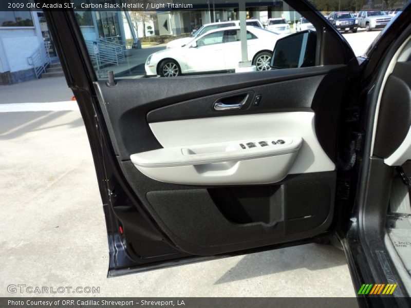 Carbon Black Metallic / Light Titanium 2009 GMC Acadia SLT