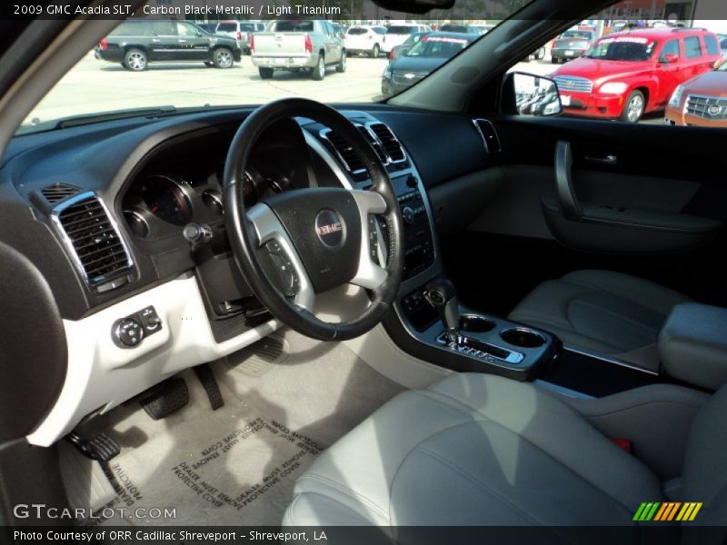 Carbon Black Metallic / Light Titanium 2009 GMC Acadia SLT