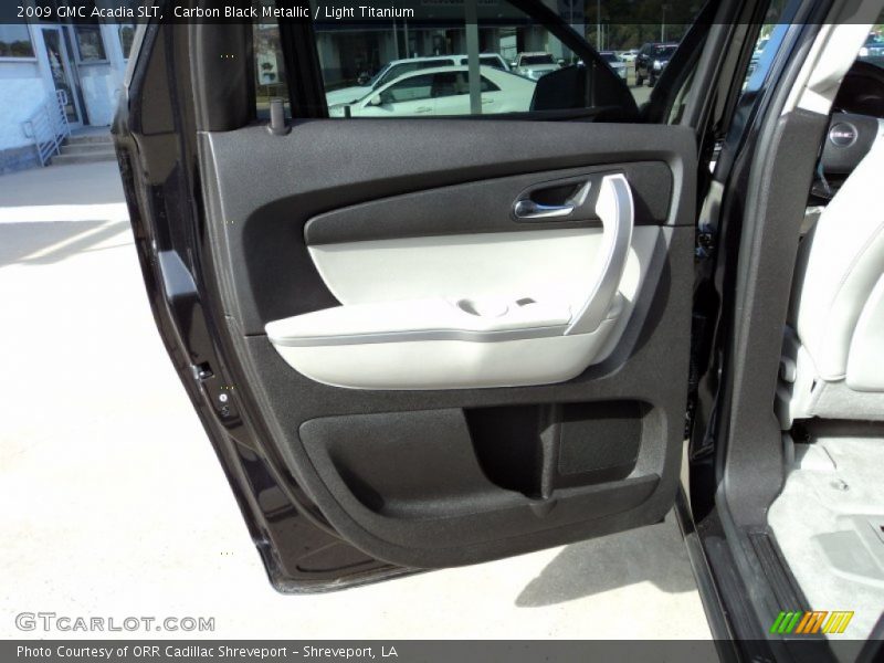 Carbon Black Metallic / Light Titanium 2009 GMC Acadia SLT