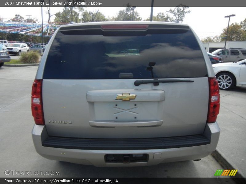 Silver Birch Metallic / Ebony 2007 Chevrolet Tahoe LS