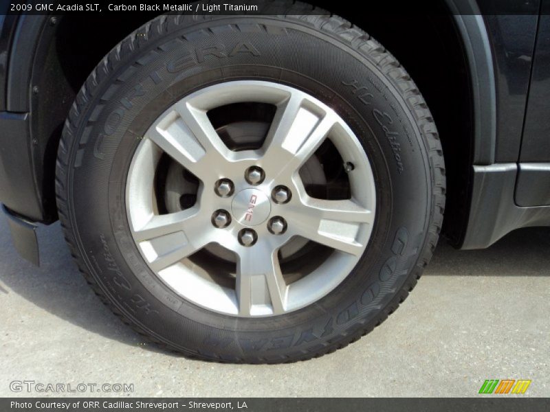 Carbon Black Metallic / Light Titanium 2009 GMC Acadia SLT
