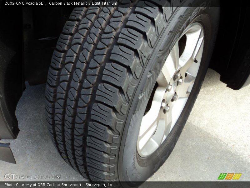 Carbon Black Metallic / Light Titanium 2009 GMC Acadia SLT
