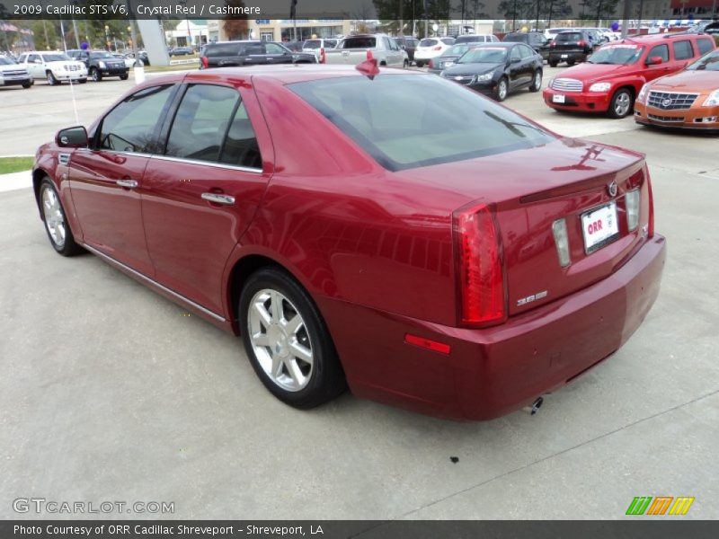 Crystal Red / Cashmere 2009 Cadillac STS V6