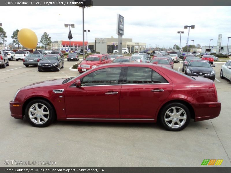 Crystal Red / Cashmere 2009 Cadillac STS V6