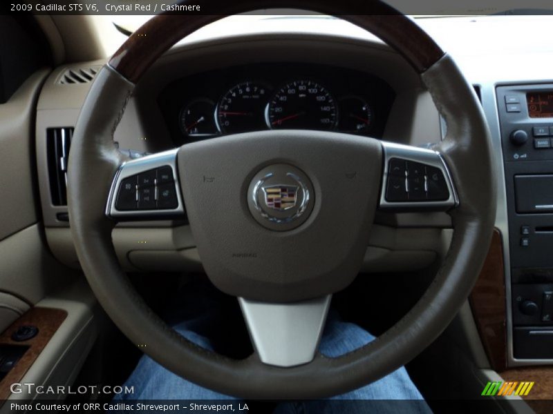 Crystal Red / Cashmere 2009 Cadillac STS V6