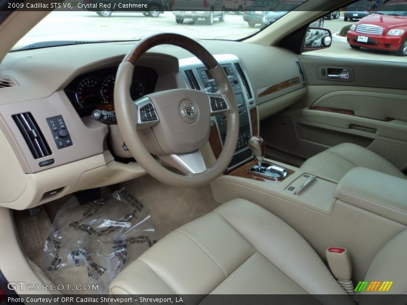 Crystal Red / Cashmere 2009 Cadillac STS V6