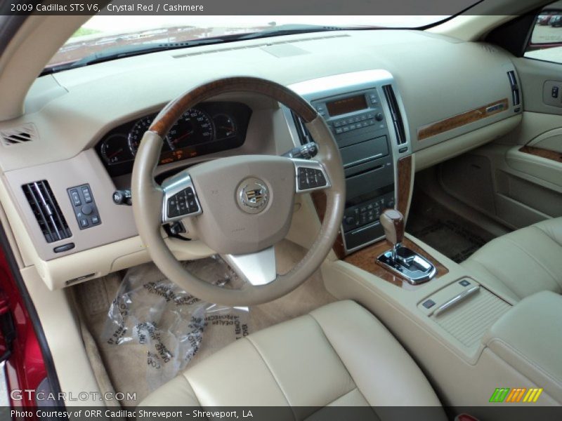 Crystal Red / Cashmere 2009 Cadillac STS V6