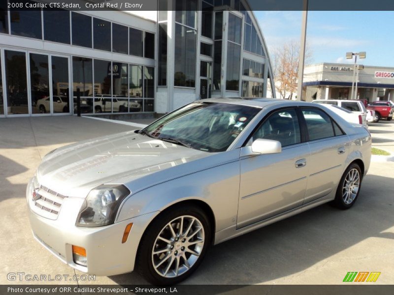 Crystal Red / Ebony 2008 Cadillac CTS Sedan