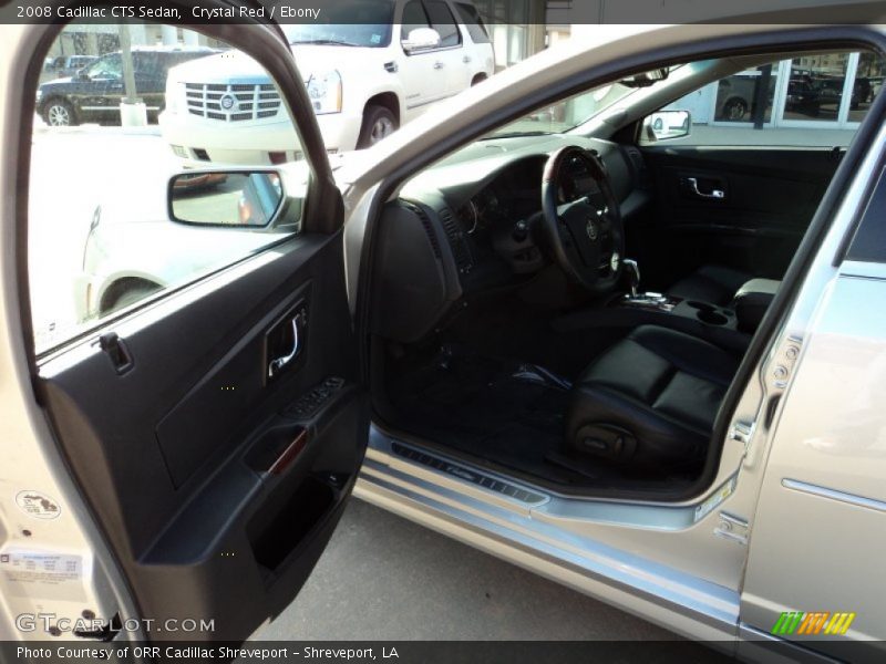 Crystal Red / Ebony 2008 Cadillac CTS Sedan