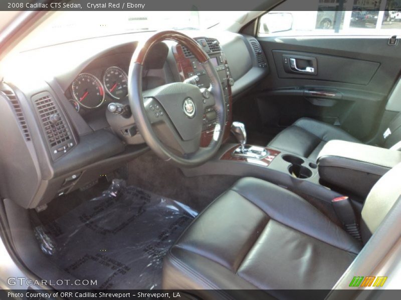 Crystal Red / Ebony 2008 Cadillac CTS Sedan