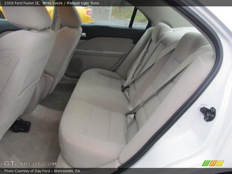 White Suede / Medium Light Stone 2009 Ford Fusion SE
