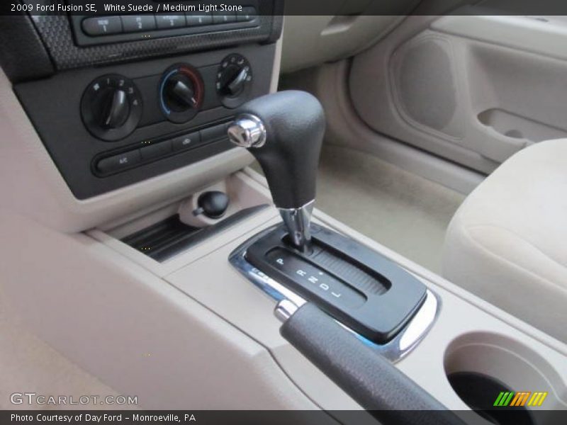 White Suede / Medium Light Stone 2009 Ford Fusion SE