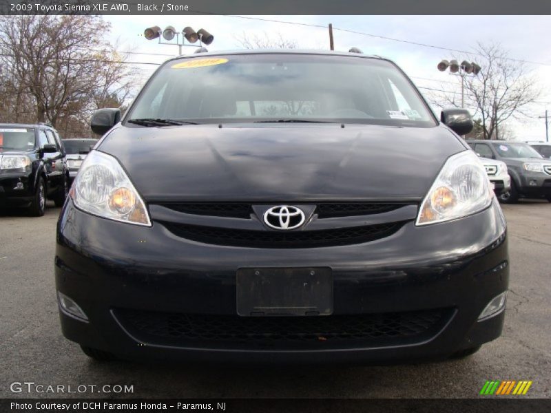 Black / Stone 2009 Toyota Sienna XLE AWD