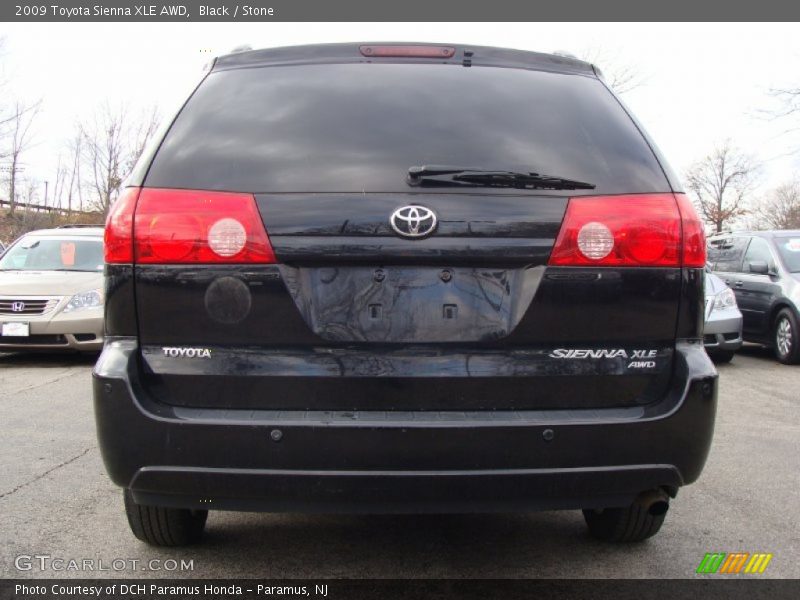 Black / Stone 2009 Toyota Sienna XLE AWD