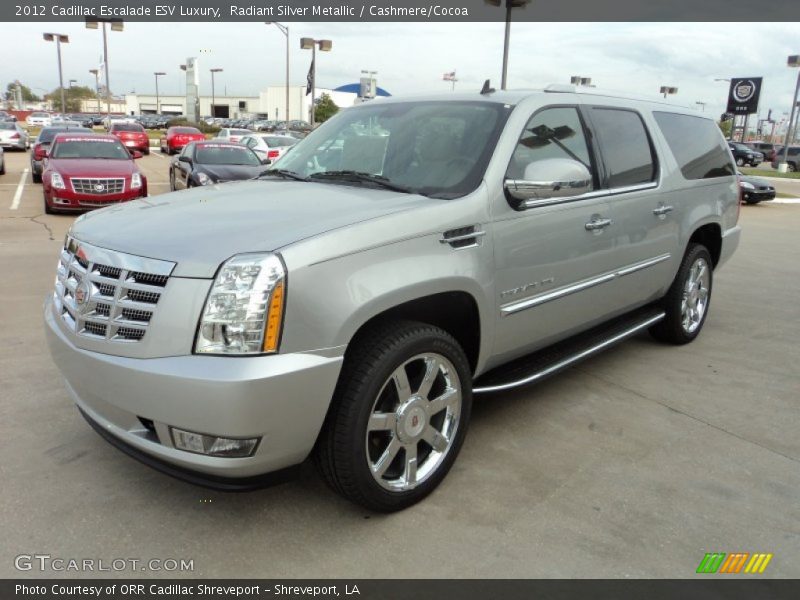 Front 3/4 View of 2012 Escalade ESV Luxury