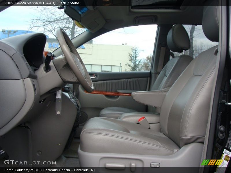 Black / Stone 2009 Toyota Sienna XLE AWD