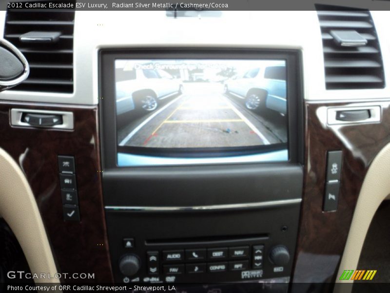Radiant Silver Metallic / Cashmere/Cocoa 2012 Cadillac Escalade ESV Luxury