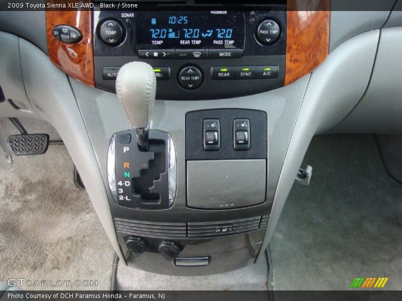 Black / Stone 2009 Toyota Sienna XLE AWD