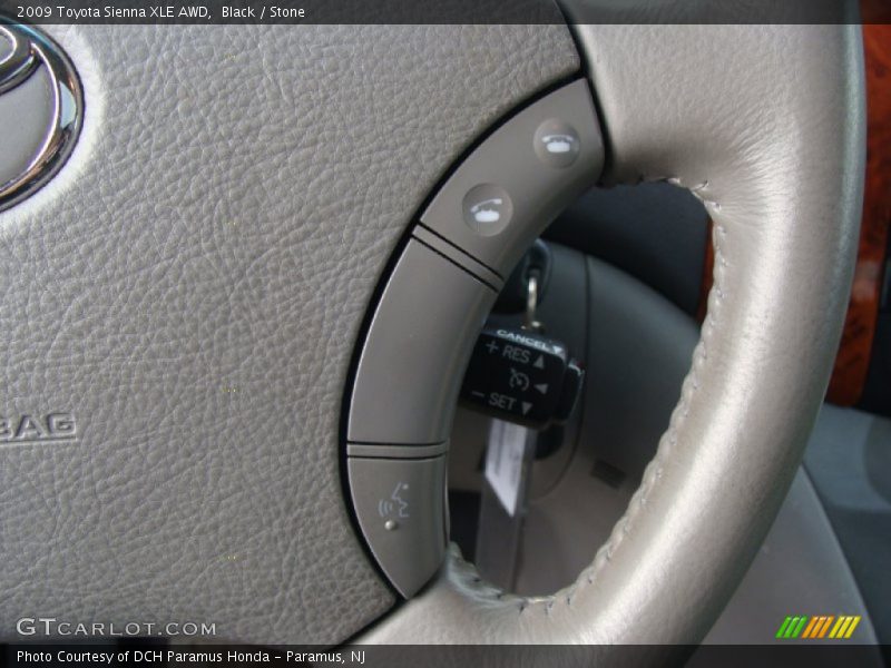 Black / Stone 2009 Toyota Sienna XLE AWD