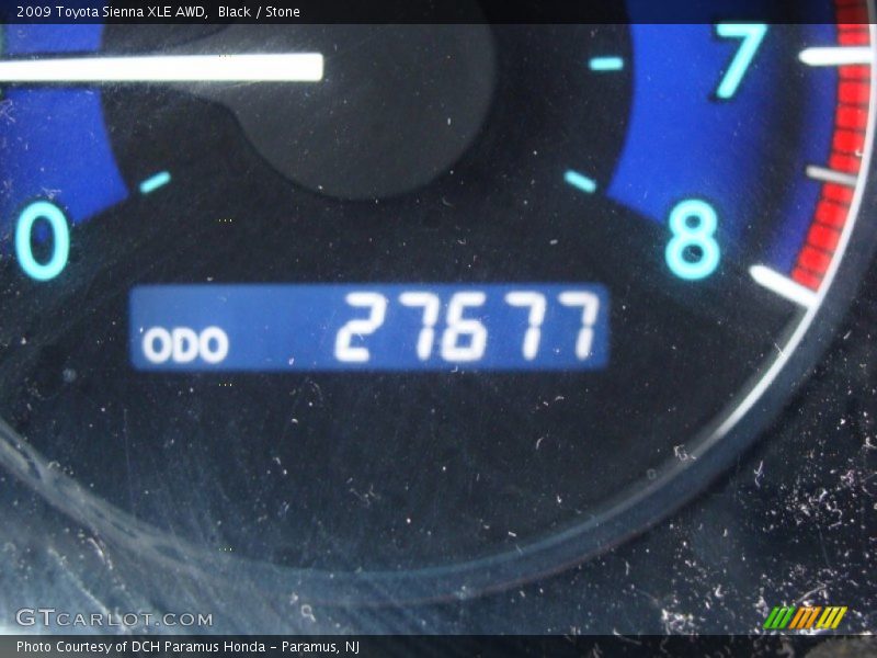 Black / Stone 2009 Toyota Sienna XLE AWD