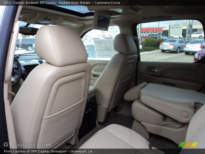 Radiant Silver Metallic / Cashmere/Cocoa 2012 Cadillac Escalade ESV Luxury