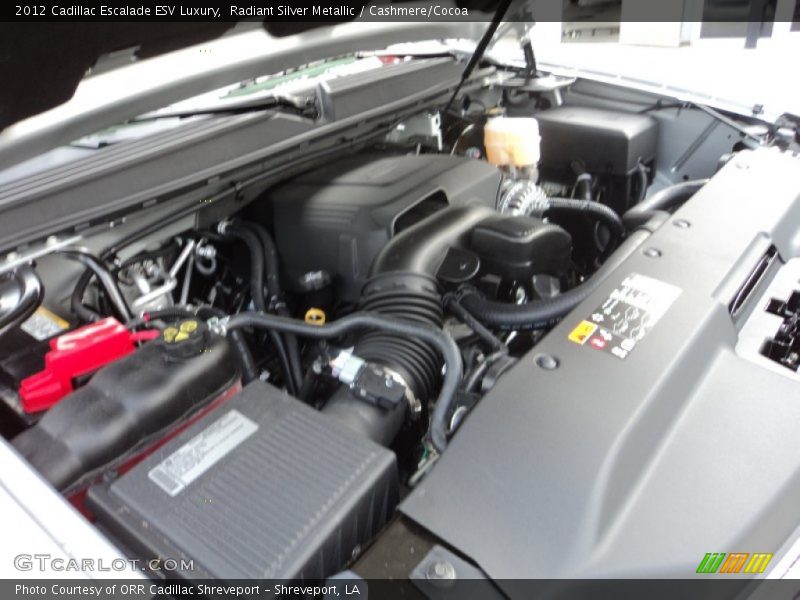  2012 Escalade ESV Luxury Engine - 6.2 Liter OHV 16-Valve Flex-Fuel V8
