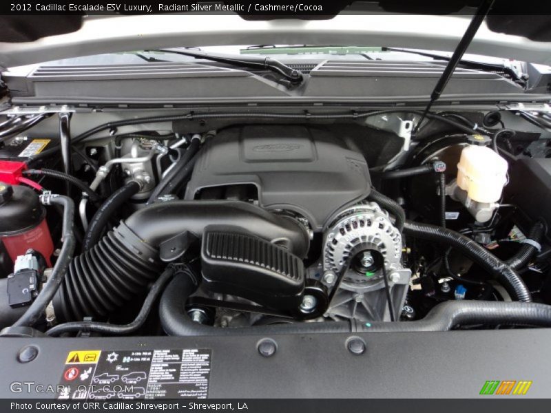  2012 Escalade ESV Luxury Engine - 6.2 Liter OHV 16-Valve Flex-Fuel V8
