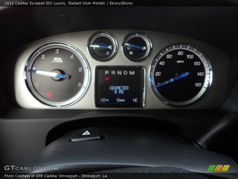  2012 Escalade ESV Luxury ESV Luxury Gauges
