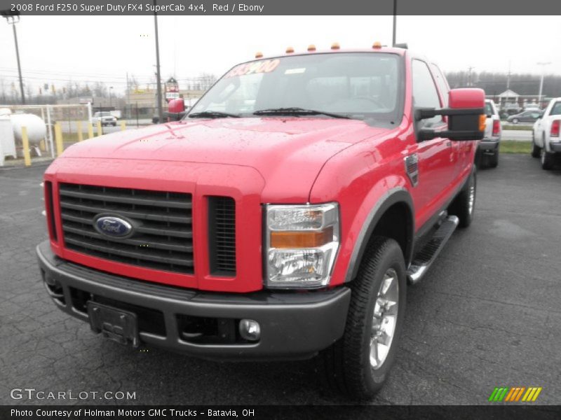 Front 3/4 View of 2008 F250 Super Duty FX4 SuperCab 4x4