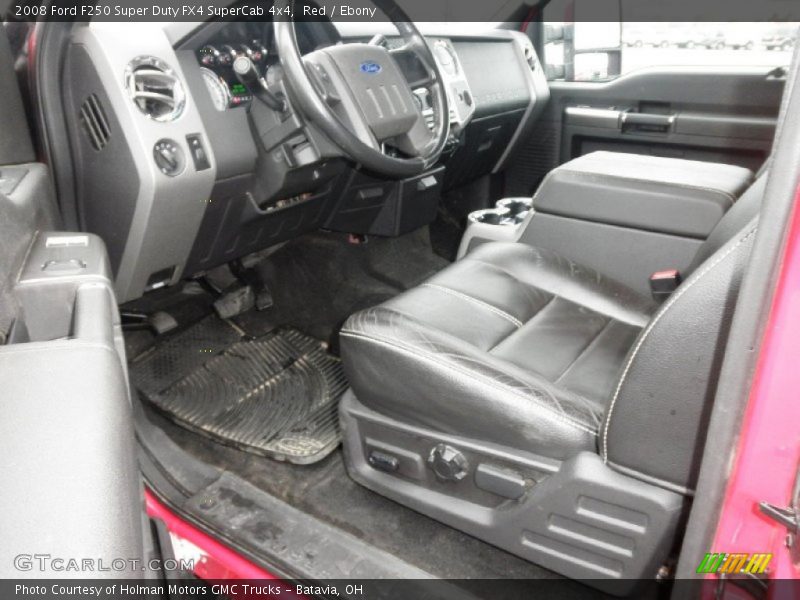 Red / Ebony 2008 Ford F250 Super Duty FX4 SuperCab 4x4