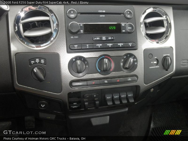 Red / Ebony 2008 Ford F250 Super Duty FX4 SuperCab 4x4
