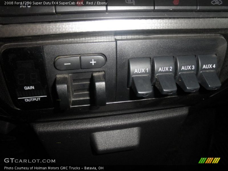 Red / Ebony 2008 Ford F250 Super Duty FX4 SuperCab 4x4