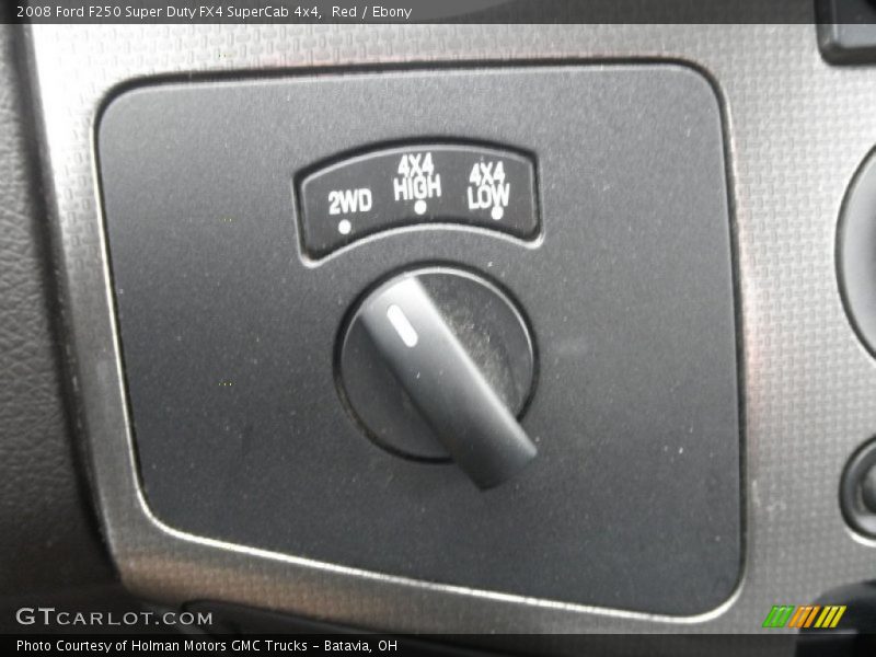 Red / Ebony 2008 Ford F250 Super Duty FX4 SuperCab 4x4