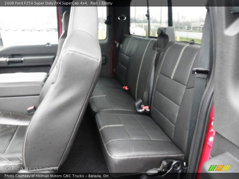 Red / Ebony 2008 Ford F250 Super Duty FX4 SuperCab 4x4