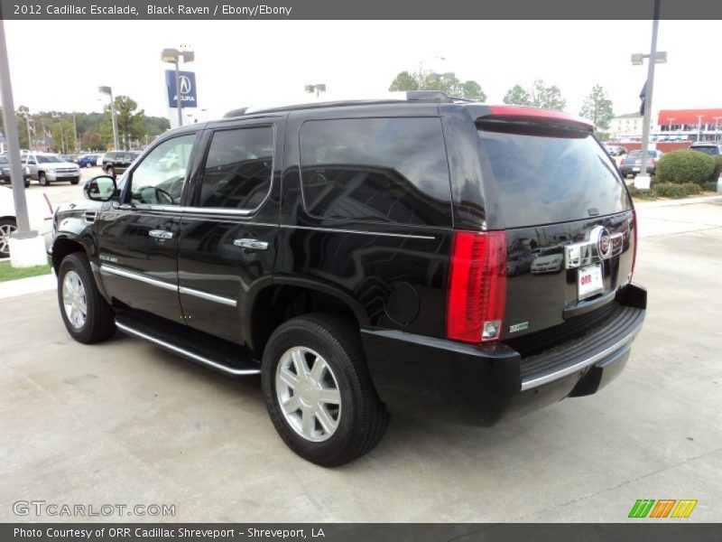 Black Raven / Ebony/Ebony 2012 Cadillac Escalade