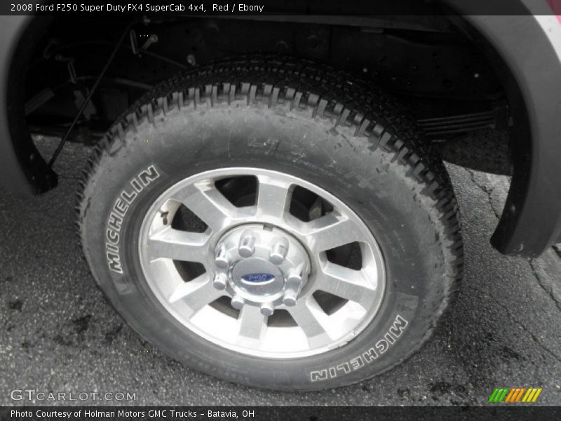 Red / Ebony 2008 Ford F250 Super Duty FX4 SuperCab 4x4