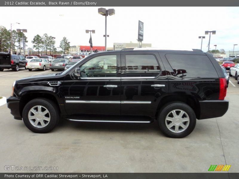 Black Raven / Ebony/Ebony 2012 Cadillac Escalade