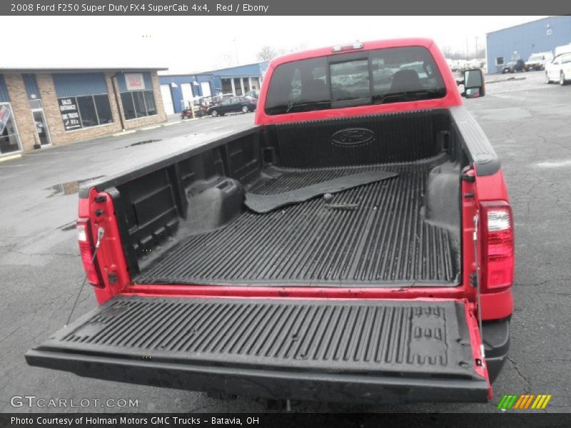 Red / Ebony 2008 Ford F250 Super Duty FX4 SuperCab 4x4