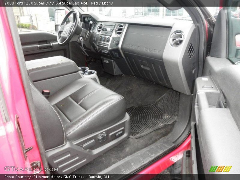 Red / Ebony 2008 Ford F250 Super Duty FX4 SuperCab 4x4